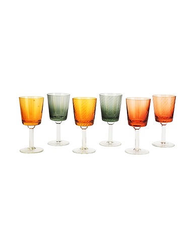POLS POTTEN Glass or pitcher Ochre 100% Glass