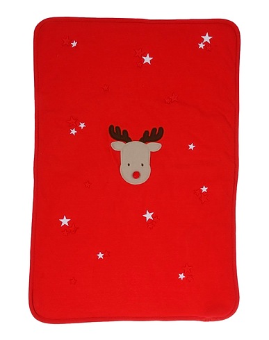 DOLCE&GABBANA Baby blanket Red 100% Cotton