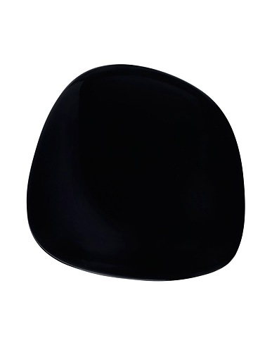 NUDE COLLECTION FURNISHINGS PEBBLES 
 Black 100% Glass