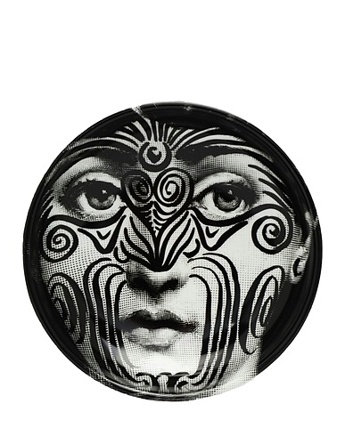 FORNASETTI Μικρό αντικείμενο για το Σπίτι  Tema e Variazioni n°9 
 Λευκό Πορσελάνη