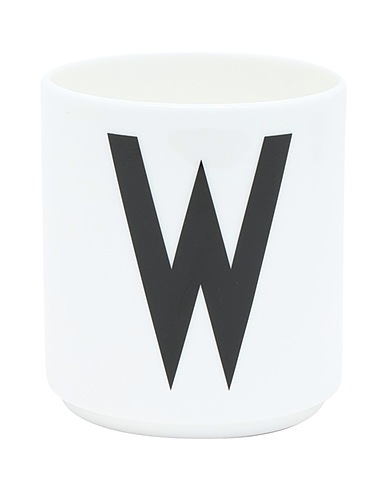 DESIGN LETTERS Mug or small cup w White Porcelain