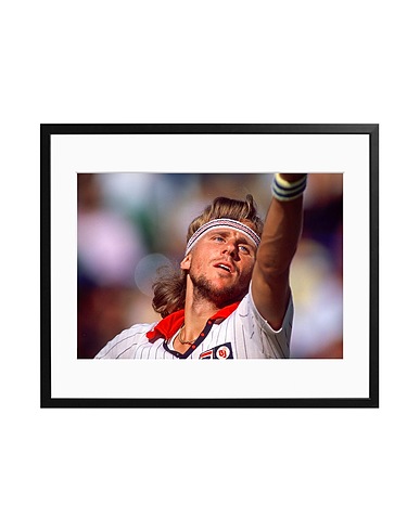 SONIC EDITIONS Fotografia Bjorn Borg US Open
 Nero Carta