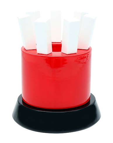 POST DESIGN Small object for Home ALBICOCCA Red 100% Ceramic