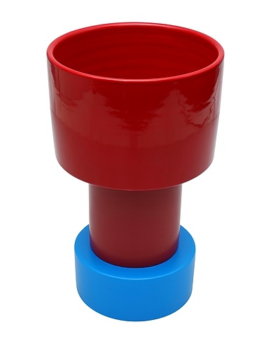 POST DESIGN Small object for Home ROVERE Red 100% Ceramic