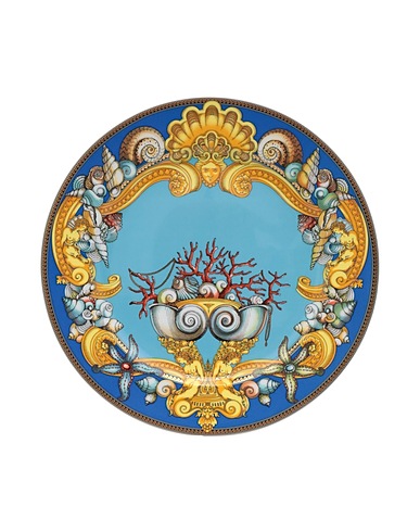 VERSACE Decorative plates Sky blue Porcelain