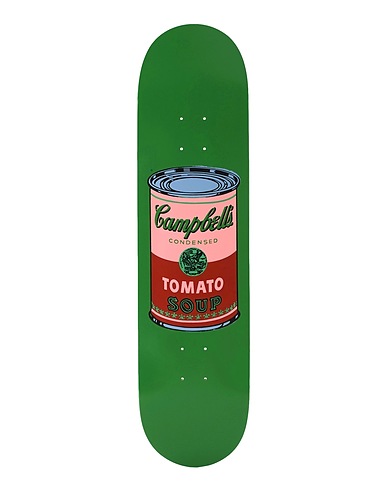 THE SKATEROOM Art object Colored Campbell's Soup Cans -Blood
 (-) Wood