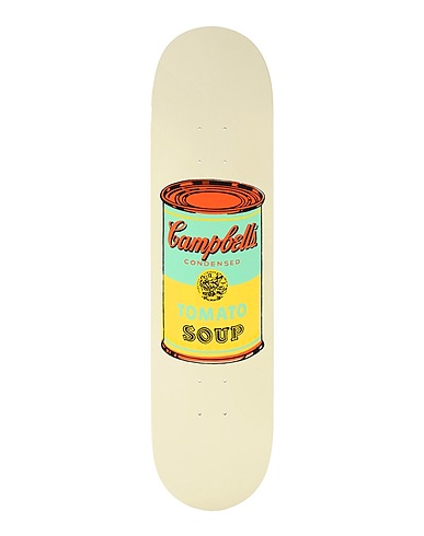 THE SKATEROOM Art object Colored Campbell's Soup Cans -Yellow
 (-) Wood