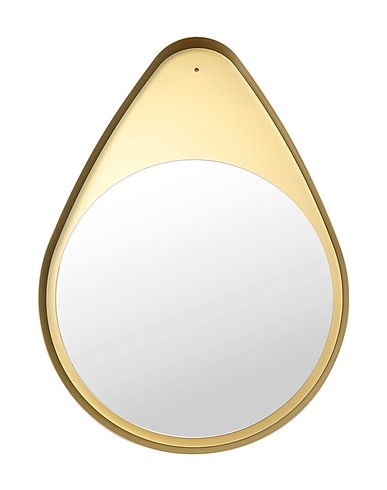 NORMANN COPENHAGEN FURNISHINGS TIVOLI Peacock Mirror 
 Gold Steel, Glass