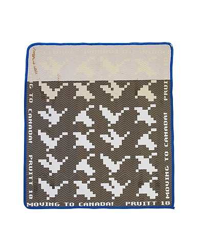 ROB PRUITT X YOOX Art object Migration Moving Blanket, 2018 - 12/40
 Khaki 100% Cotton