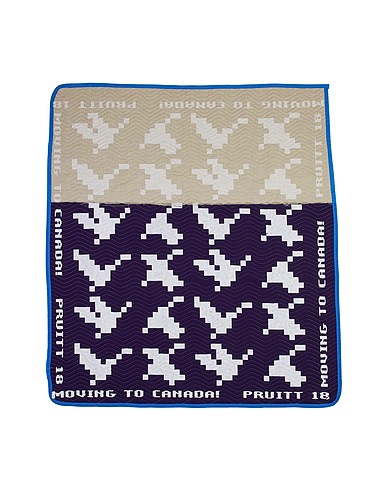 ROB PRUITT X YOOX Art object Migration Moving Blanket, 2018 - 15/40 Beige 100% Cotton