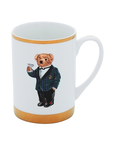 RALPH LAUREN HOME Mug or small cup THOMPSON MUGS
 White 100% Porcelain