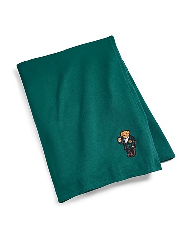 RALPH LAUREN HOME Tessili per il Letto ALSTEN THROW BLANKET
 Verde 100% Cotone