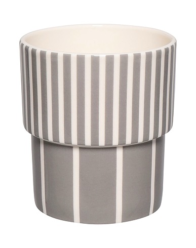 NORMANN COPENHAGEN Mug or small cup TIVOLI Lolli Cup Grey 100% Porcelain