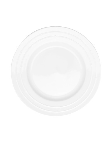NORMANN COPENHAGEN Plates TIVOLI Banquet Plate
 White 100% Porcelain