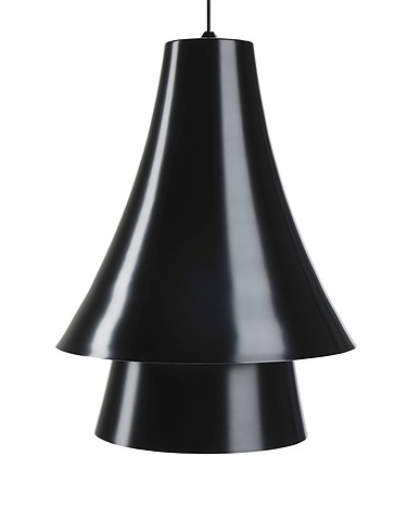 NORMANN COPENHAGEN Suspension lamp TIVOLI Trumpet Lamp 
 Black Steel