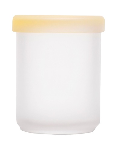 NUDE COLLECTION Container or basket PIGMENTO Light yellow Glass