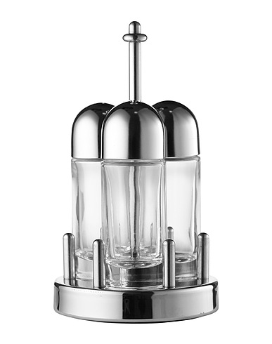 ALESSI Table accessory Ettore Sottsass Silver Steel, Crystal