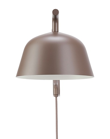 MUUTO Lampada da parete Tortora Alluminio, PVC - Polivinilcloruro