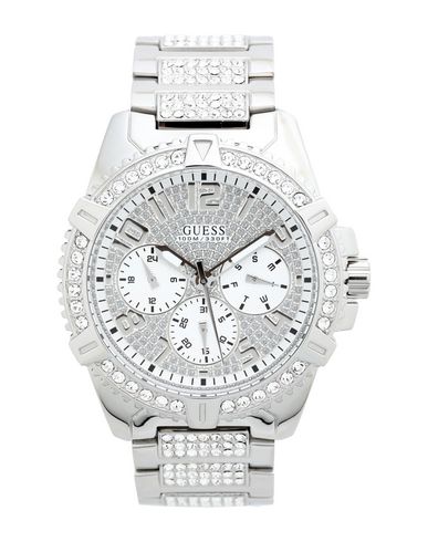 Guess Men's Stainless Steel Bracelet Watch 50mm In Silver