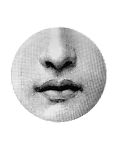 FORNASETTI Decorative plates White Porcelain