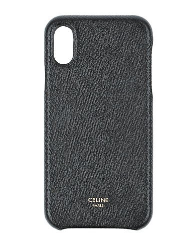 CELINE Tech gadget  Black 100% Lambskin
