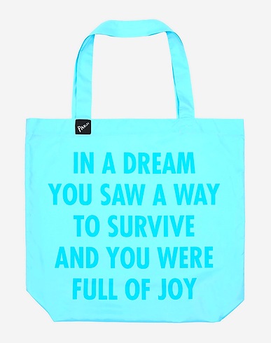 PARLEY x YOOX Art object Jenny-Holzer Light green 100% Recycled polyester