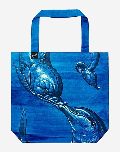 PARLEY x YOOX Art object Walton-Ford
 Blue 100% Recycled polyester