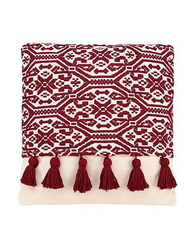 LE BOTTEGHE D'ARTE DI SU GOLOGONE Pillow or pillow case Red Cotton, Wool