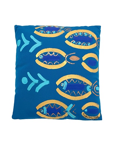 LE BOTTEGHE D'ARTE DI SU GOLOGONE Pillow or pillow case Blue 100% Acrylic