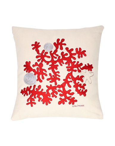 LE BOTTEGHE D'ARTE DI SU GOLOGONE Pillow or pillow case Ivory 100% Cotton