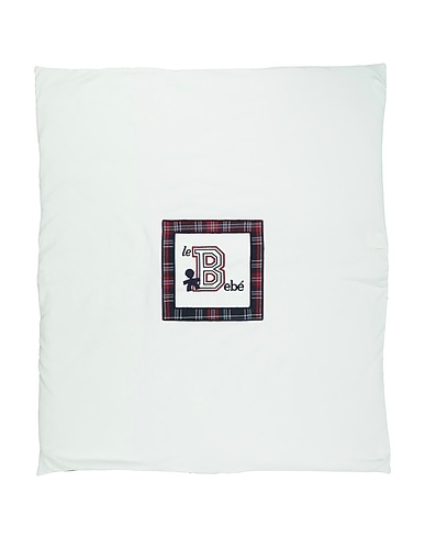 LE BEBÉ Baby blanket White 94% Cotton, 6% Elastane