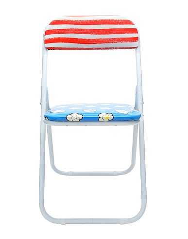 SELETTI Chair or bench Folding Chairs Studio Job
 (-) Metal, PVC - Polyvinyl chloride