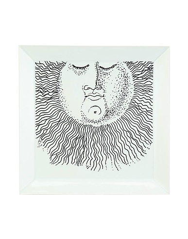 FORNASETTI Tray or serving plate Solitario
 (-) 100% Ceramic