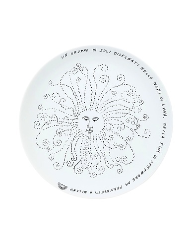 FORNASETTI Platos decorativos  Solitario
 (-) 100% Cerámica
