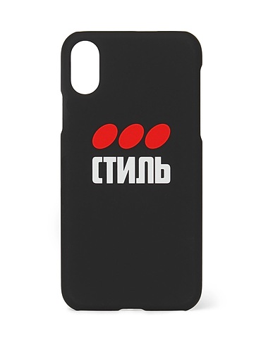 HERON PRESTON Phone covers e sleeves Nero PVC - Polivinilcloruro