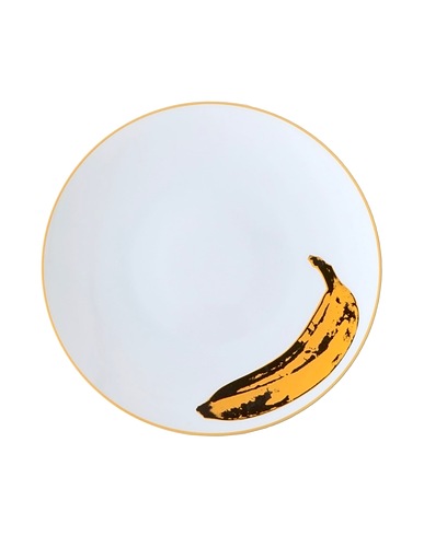 LIGNE BLANCHE Art Banana - Limoges porcelain plate
 White Porcelain