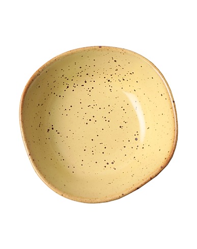 FERM LIVING Teller FLOW BOWL - SMALL
 Hellgelb Porzellan