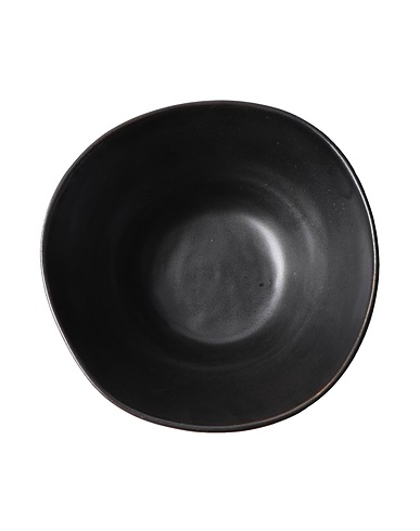 FERM LIVING Plates FLOW BOWL - MEDIUM
 Black Porcelain