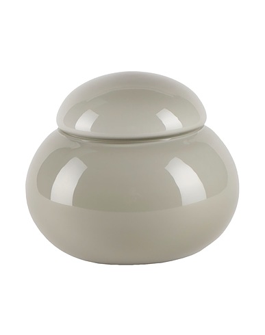 VENINI Container or basket Potiche
 Light grey Glass