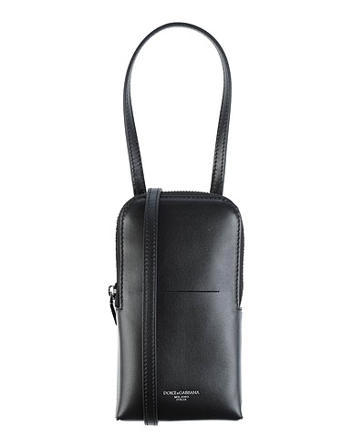 DOLCE&GABBANA Hightech Schwarz 100% Kalbsleder