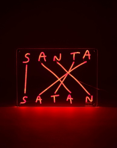 SELETTI Lampada da parete Santa
 Rosso Plexiglas®