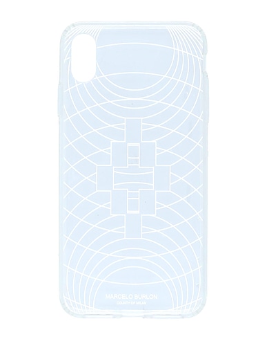 MARCELO BURLON Tech gadget  Transparent Plastic