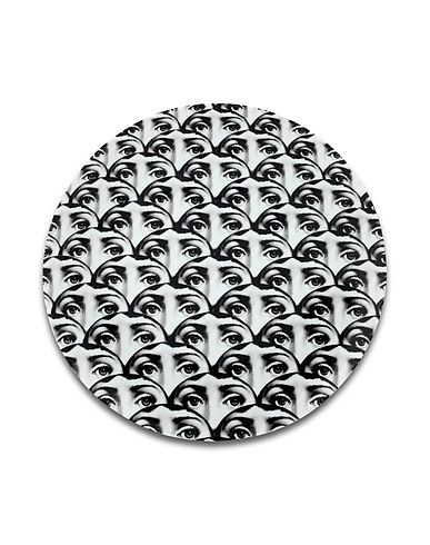 FORNASETTI Decorative plates Tema e Variazioni n°224
 White 100% Porcelain