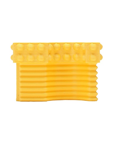 SUPERNOVAS Container or basket VOLTA CAIXINHA - BOX SMALL
 Yellow Recycled PVC