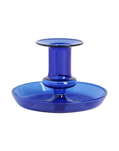 HAY Candelabrum FLARE Bright blue Borosilicate glass