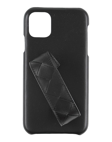 BOTTEGA VENETA Phone covers e sleeves Nero Pelle di vitello