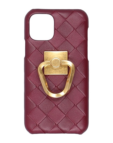 BOTTEGA VENETA デジタル ボルドー 革（なめし加工）