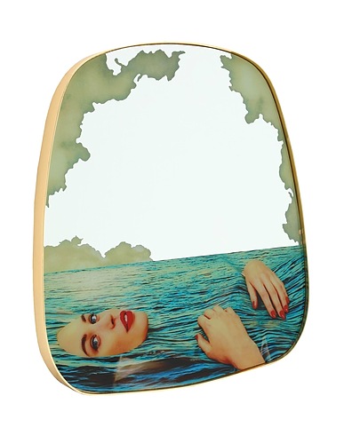 SELETTI WEARS TOILETPAPER FURNISHINGS Transparent Brass, Glass