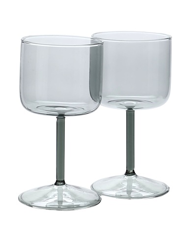 HAY Glass or pitcher Tint Wine Glass Set of 2 Grey Borosilicate glass
