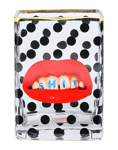 SELETTI WEARS TOILETPAPER Vase SHIT POIS - SMALL
 Transparent Glass